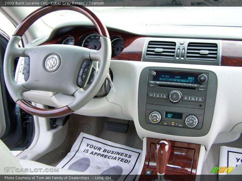 Cyber Gray Metallic / Titanium 2009 Buick Lucerne CXL