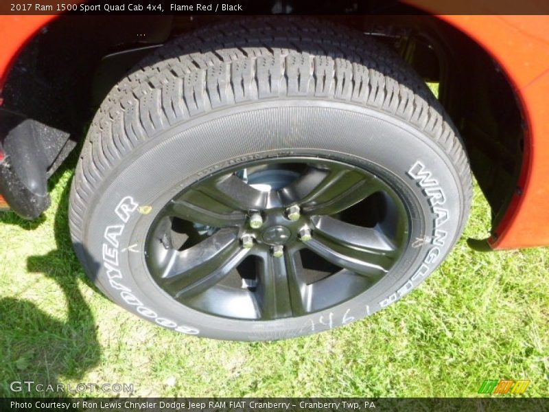 Flame Red / Black 2017 Ram 1500 Sport Quad Cab 4x4