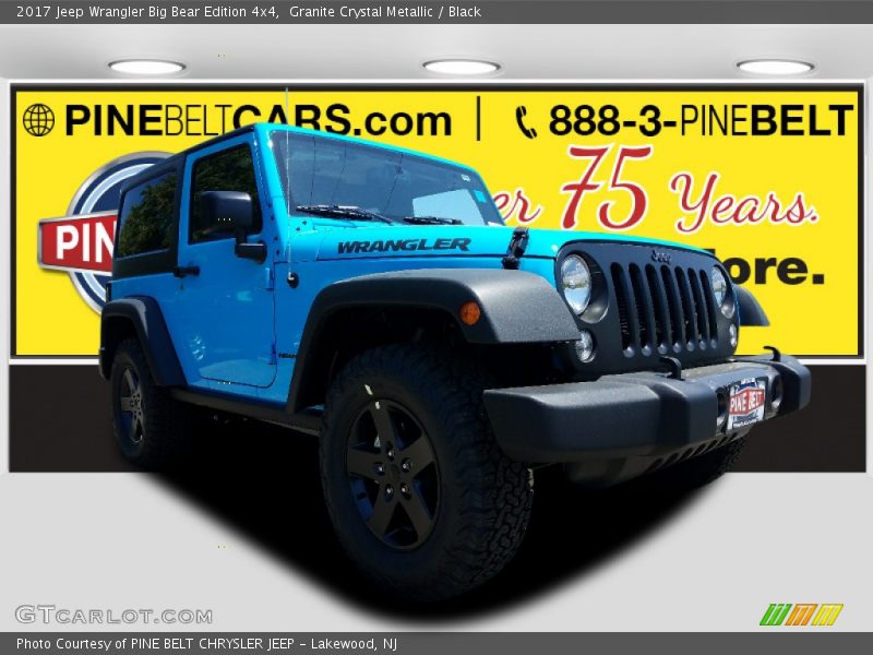 Granite Crystal Metallic / Black 2017 Jeep Wrangler Big Bear Edition 4x4