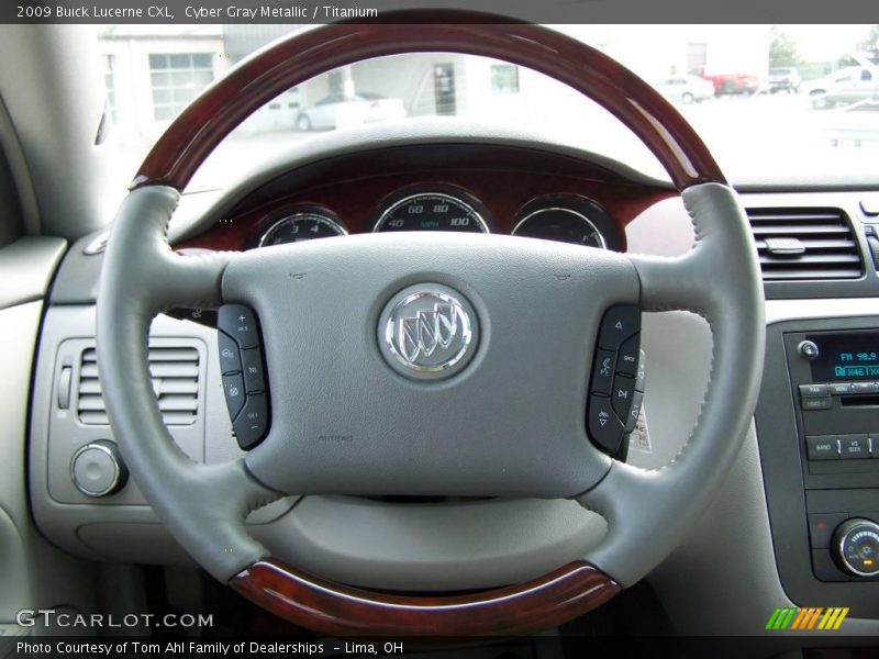 Cyber Gray Metallic / Titanium 2009 Buick Lucerne CXL