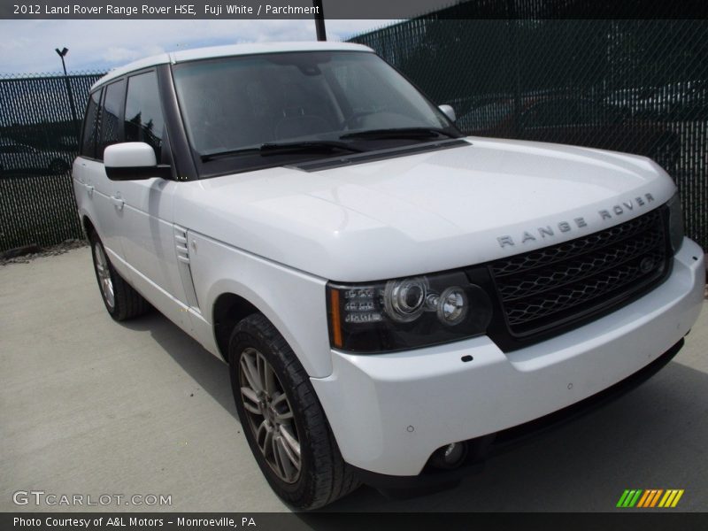 Fuji White / Parchment 2012 Land Rover Range Rover HSE