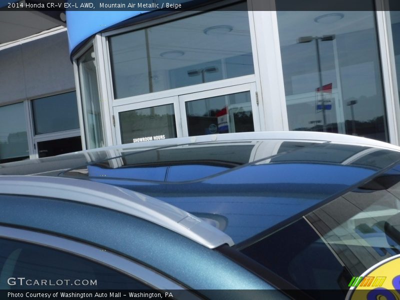 Mountain Air Metallic / Beige 2014 Honda CR-V EX-L AWD