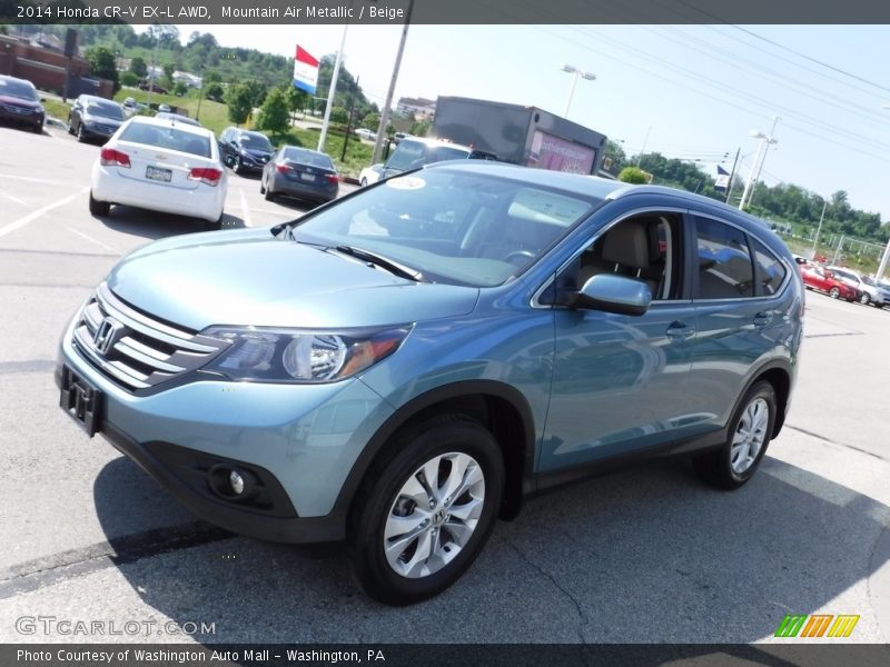 Mountain Air Metallic / Beige 2014 Honda CR-V EX-L AWD