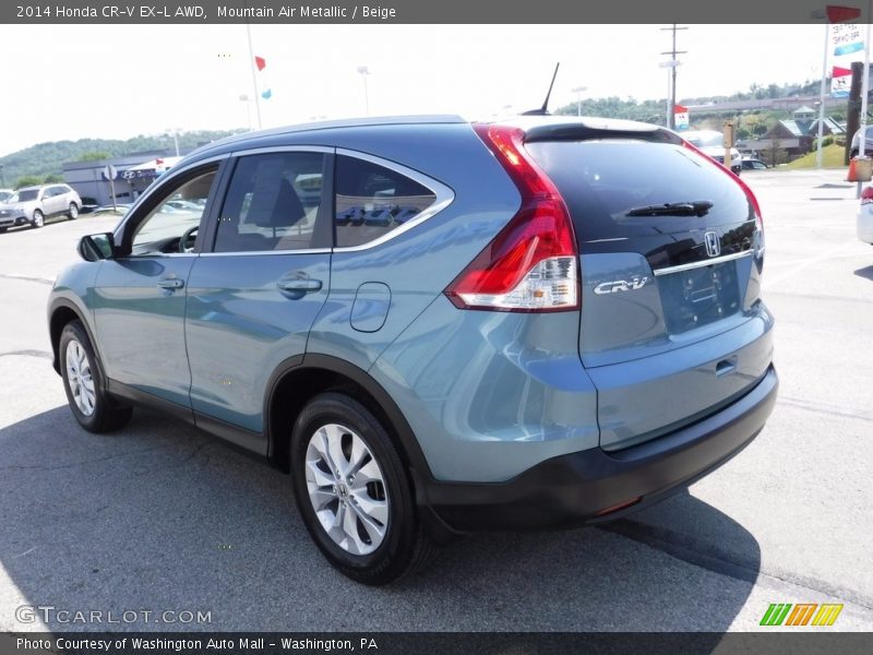 Mountain Air Metallic / Beige 2014 Honda CR-V EX-L AWD