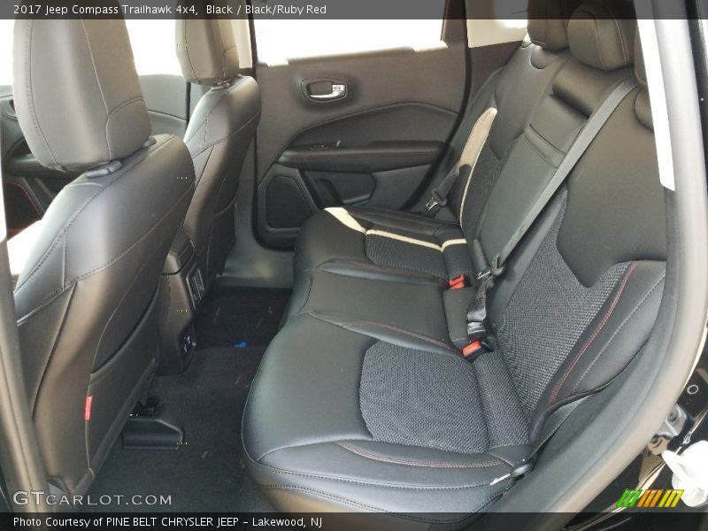 Black / Black/Ruby Red 2017 Jeep Compass Trailhawk 4x4