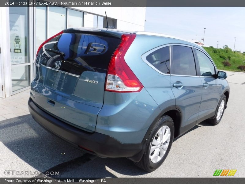 Mountain Air Metallic / Beige 2014 Honda CR-V EX-L AWD