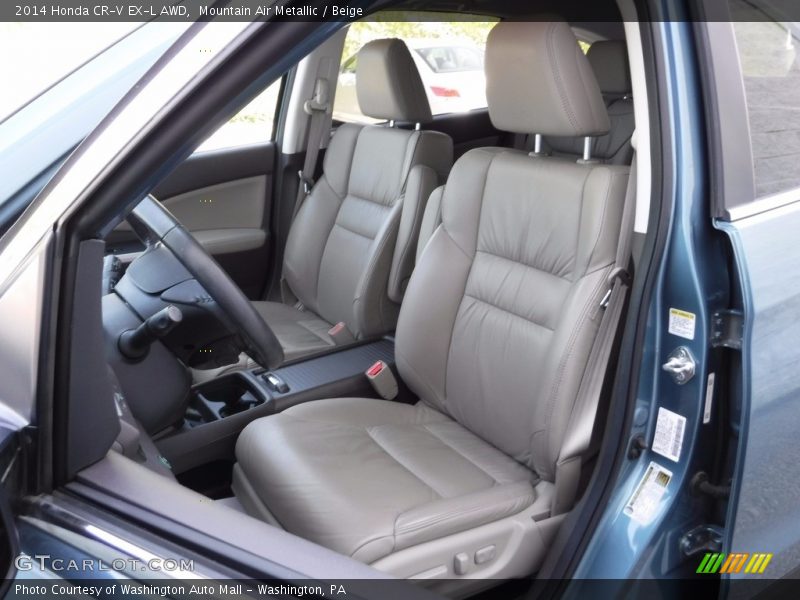 Mountain Air Metallic / Beige 2014 Honda CR-V EX-L AWD