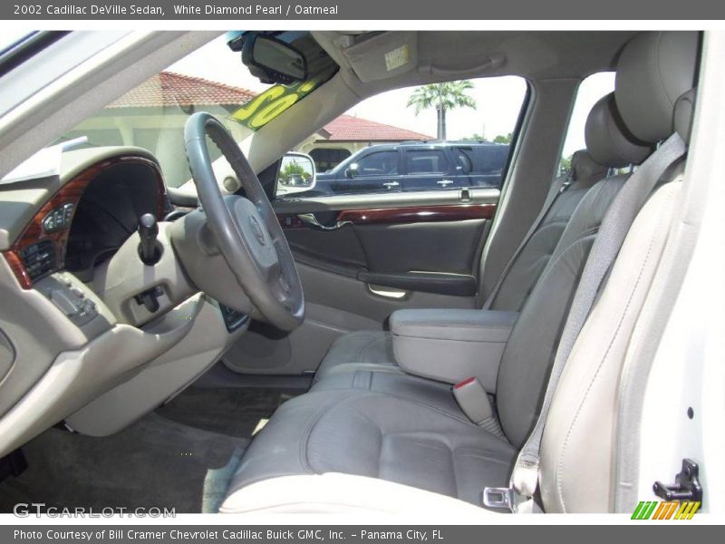 White Diamond Pearl / Oatmeal 2002 Cadillac DeVille Sedan