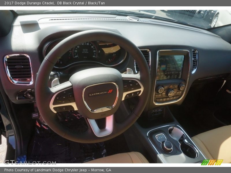 DB Black Crystal / Black/Tan 2017 Dodge Durango Citadel