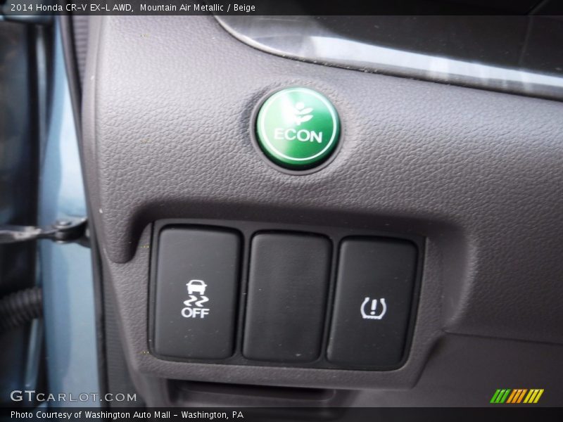 Mountain Air Metallic / Beige 2014 Honda CR-V EX-L AWD