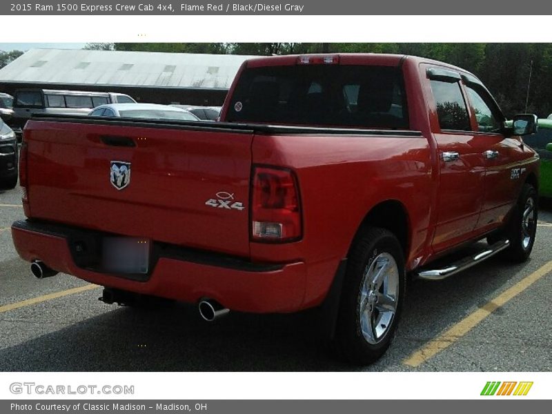 Flame Red / Black/Diesel Gray 2015 Ram 1500 Express Crew Cab 4x4