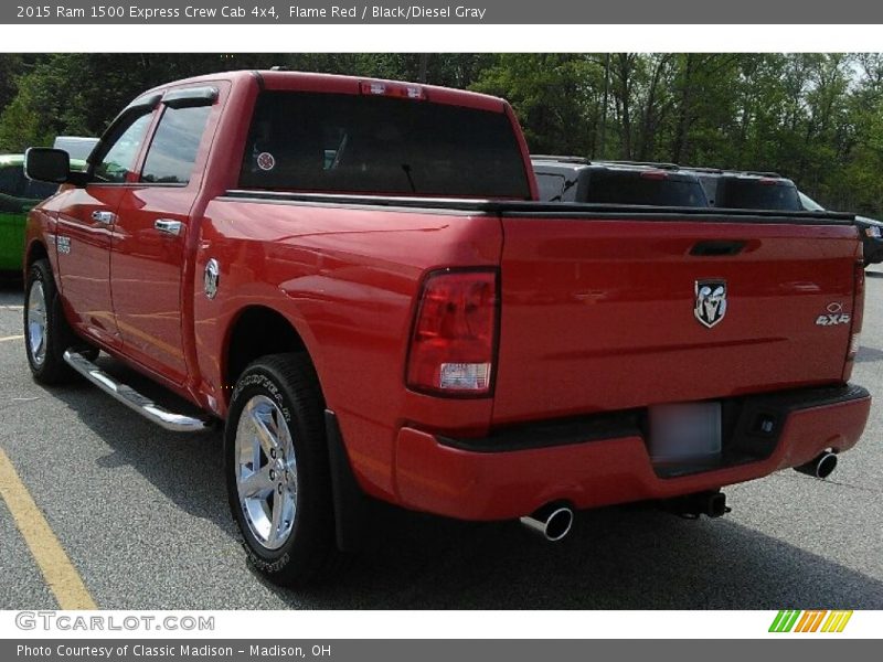 Flame Red / Black/Diesel Gray 2015 Ram 1500 Express Crew Cab 4x4