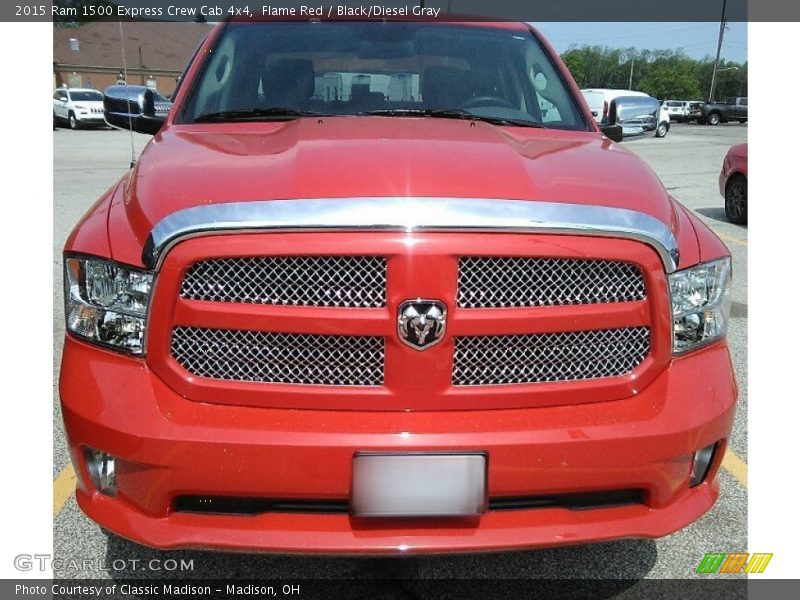 Flame Red / Black/Diesel Gray 2015 Ram 1500 Express Crew Cab 4x4