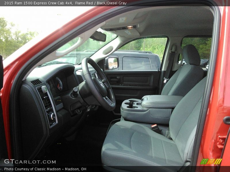 Flame Red / Black/Diesel Gray 2015 Ram 1500 Express Crew Cab 4x4