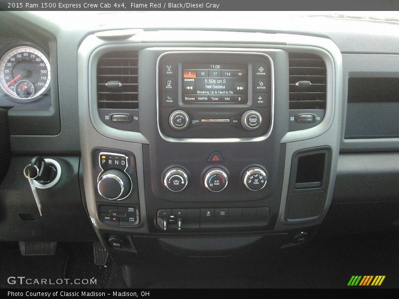 Flame Red / Black/Diesel Gray 2015 Ram 1500 Express Crew Cab 4x4