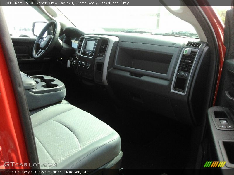 Flame Red / Black/Diesel Gray 2015 Ram 1500 Express Crew Cab 4x4