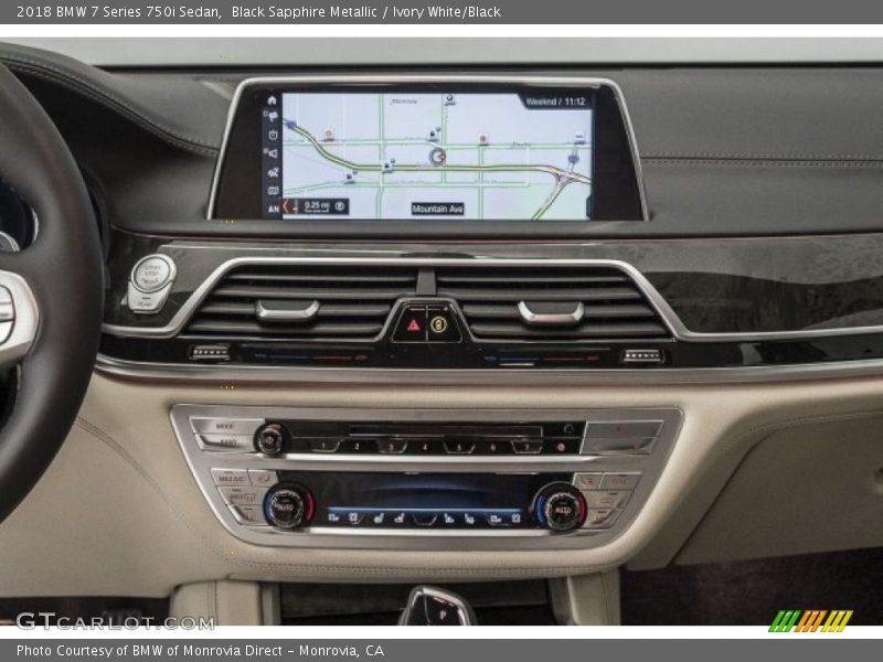 Controls of 2018 7 Series 750i Sedan