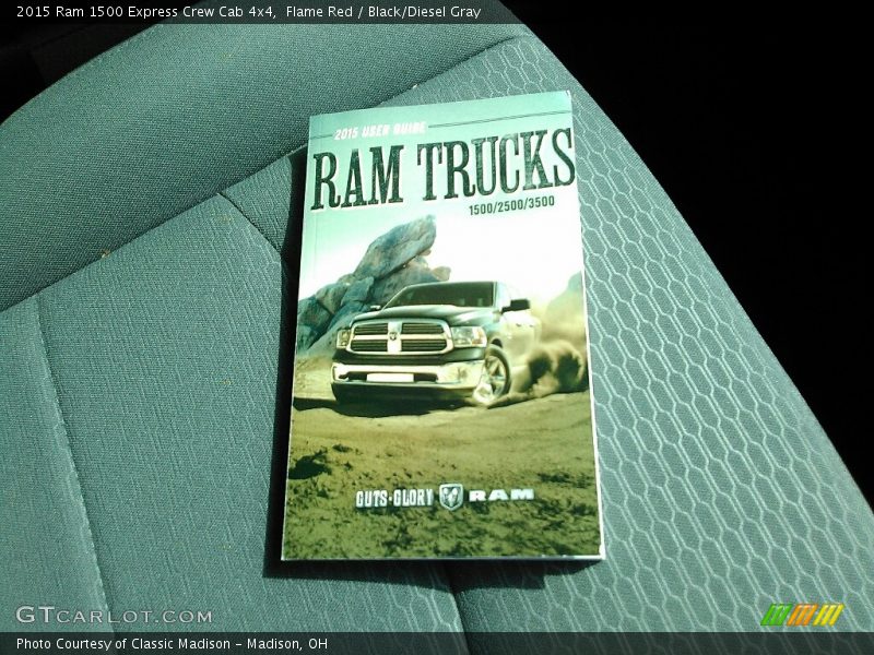 Flame Red / Black/Diesel Gray 2015 Ram 1500 Express Crew Cab 4x4