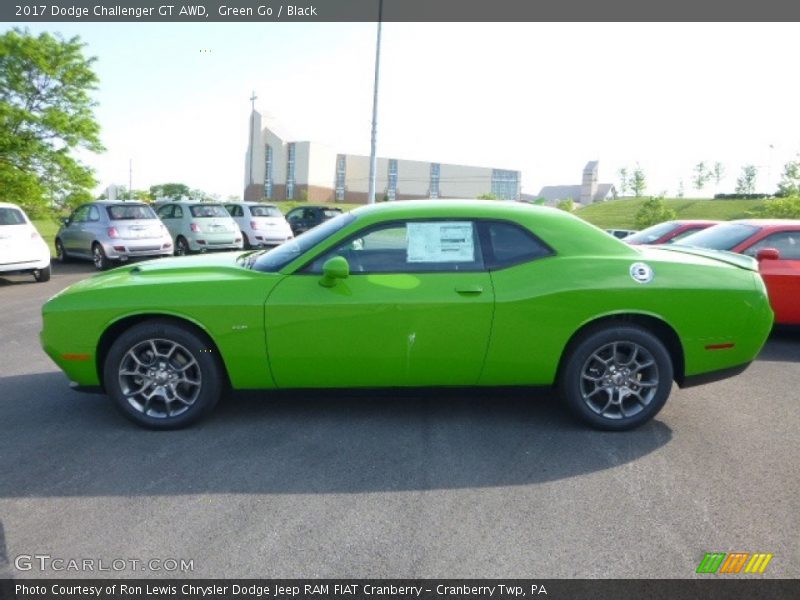 Green Go / Black 2017 Dodge Challenger GT AWD