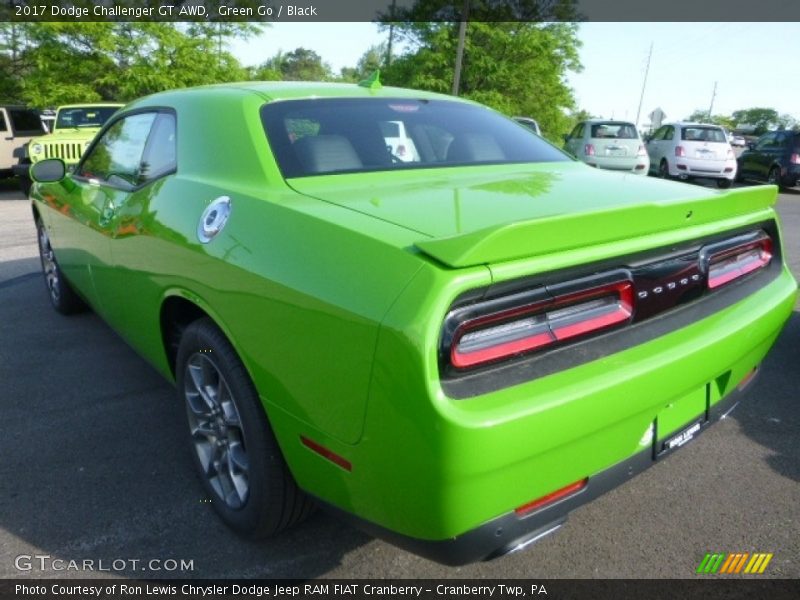 Green Go / Black 2017 Dodge Challenger GT AWD