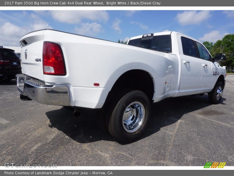 Bright White / Black/Diesel Gray 2017 Ram 3500 Big Horn Crew Cab 4x4 Dual Rear Wheel