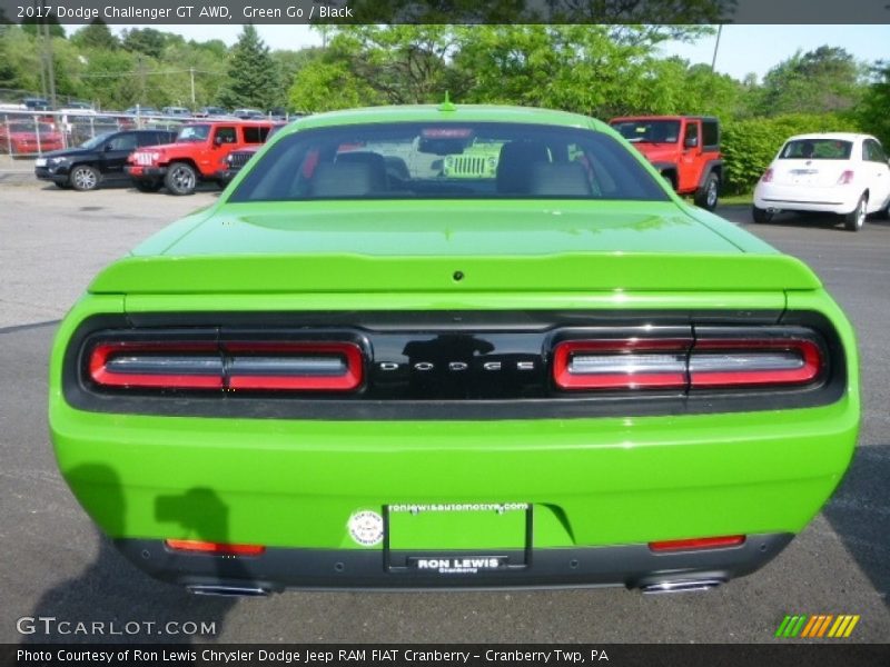 Green Go / Black 2017 Dodge Challenger GT AWD