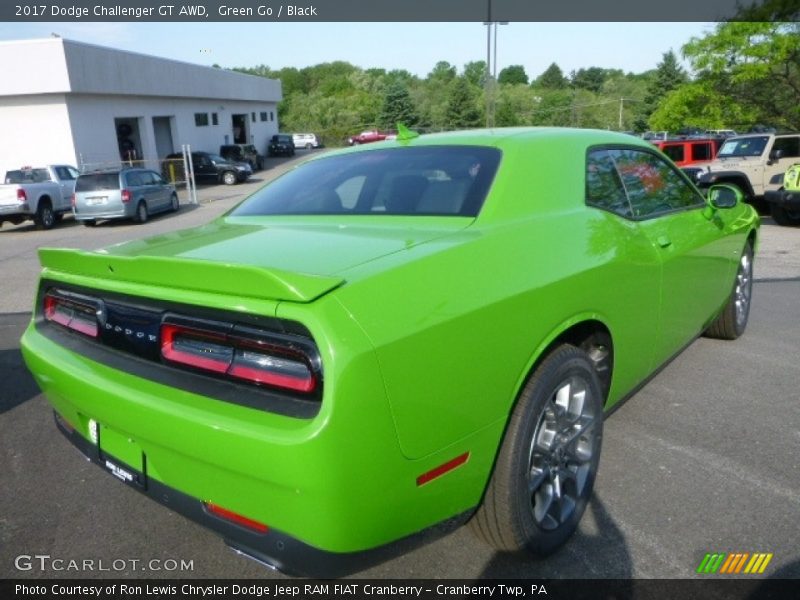 Green Go / Black 2017 Dodge Challenger GT AWD