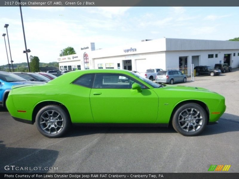 Green Go / Black 2017 Dodge Challenger GT AWD