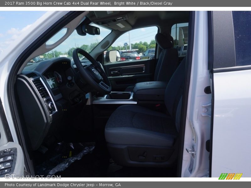 Bright White / Black/Diesel Gray 2017 Ram 3500 Big Horn Crew Cab 4x4 Dual Rear Wheel
