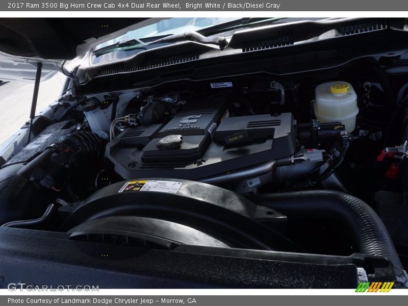 Bright White / Black/Diesel Gray 2017 Ram 3500 Big Horn Crew Cab 4x4 Dual Rear Wheel