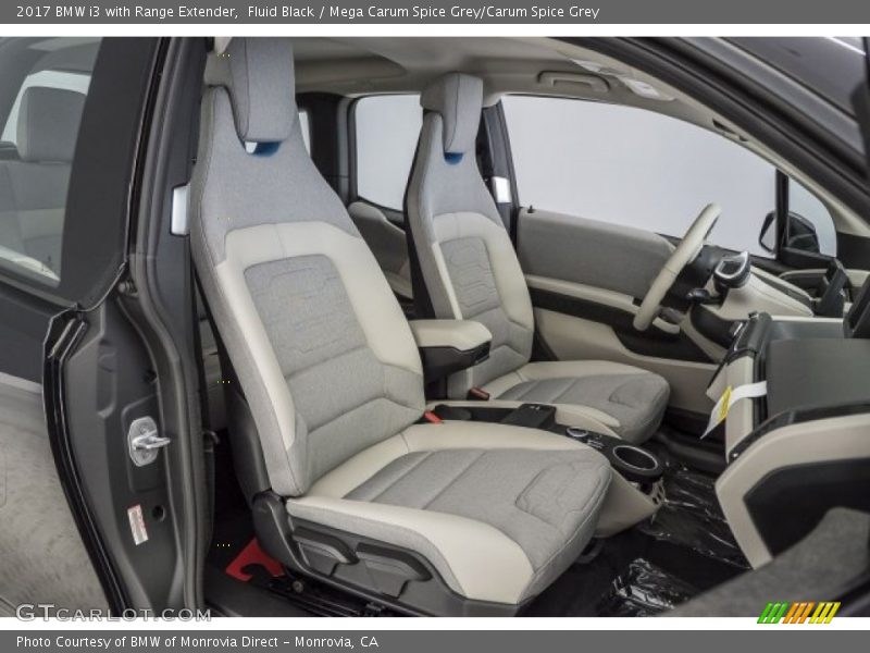 Fluid Black / Mega Carum Spice Grey/Carum Spice Grey 2017 BMW i3 with Range Extender