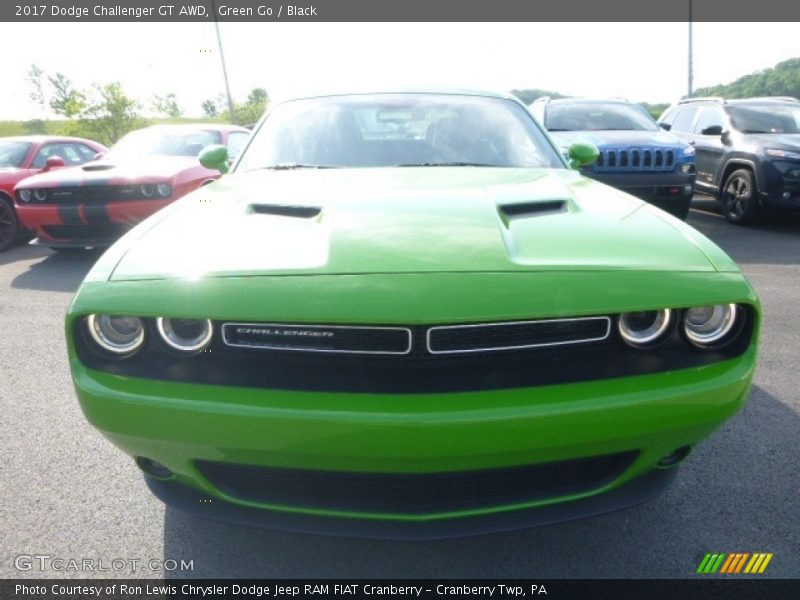 Green Go / Black 2017 Dodge Challenger GT AWD
