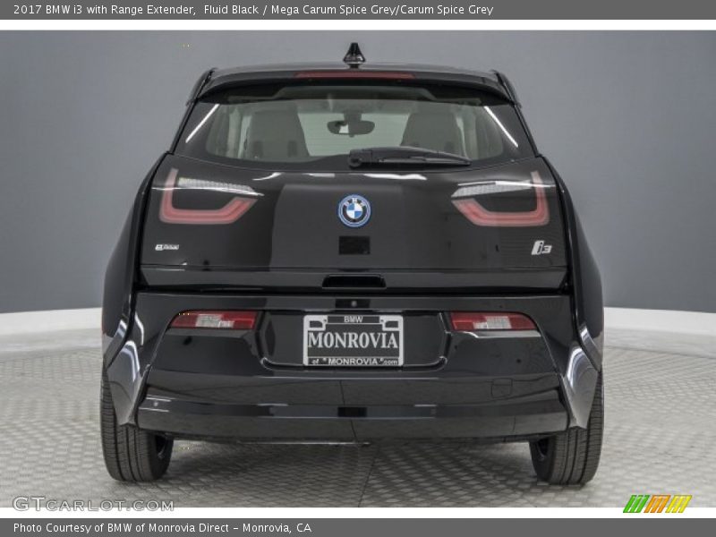 Fluid Black / Mega Carum Spice Grey/Carum Spice Grey 2017 BMW i3 with Range Extender