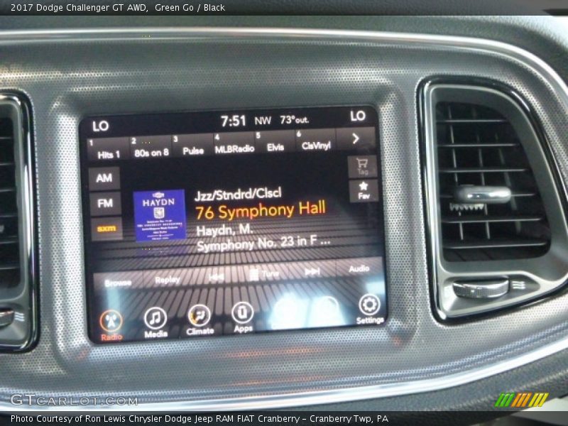 Green Go / Black 2017 Dodge Challenger GT AWD
