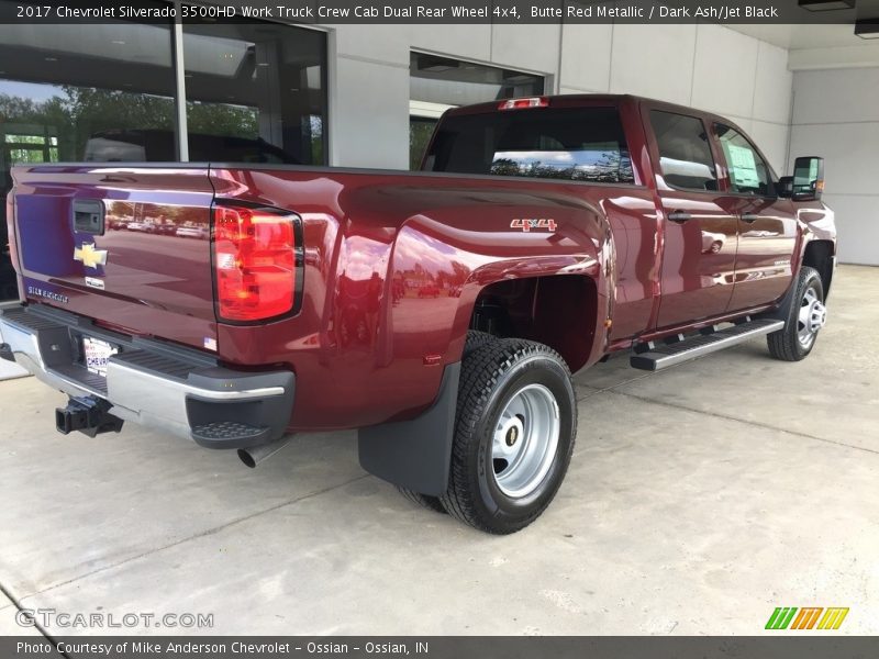 Butte Red Metallic / Dark Ash/Jet Black 2017 Chevrolet Silverado 3500HD Work Truck Crew Cab Dual Rear Wheel 4x4