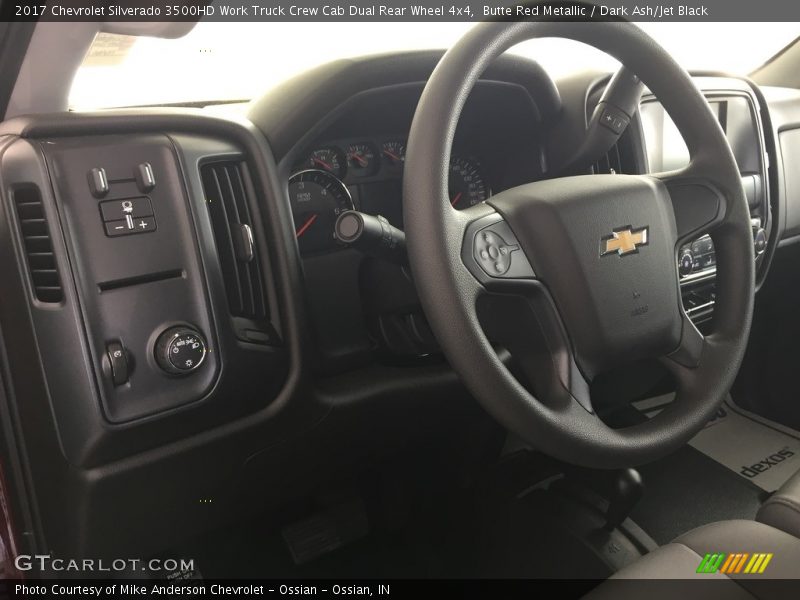 Butte Red Metallic / Dark Ash/Jet Black 2017 Chevrolet Silverado 3500HD Work Truck Crew Cab Dual Rear Wheel 4x4
