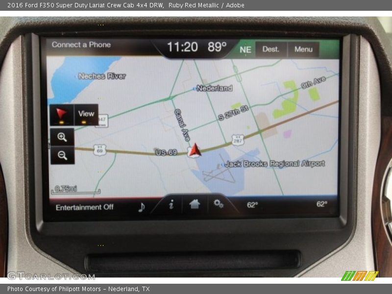 Ruby Red Metallic / Adobe 2016 Ford F350 Super Duty Lariat Crew Cab 4x4 DRW