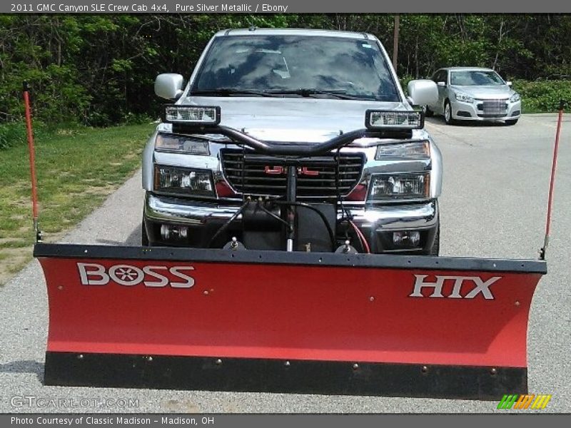 Pure Silver Metallic / Ebony 2011 GMC Canyon SLE Crew Cab 4x4