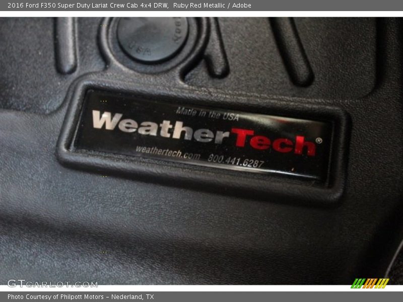 Ruby Red Metallic / Adobe 2016 Ford F350 Super Duty Lariat Crew Cab 4x4 DRW