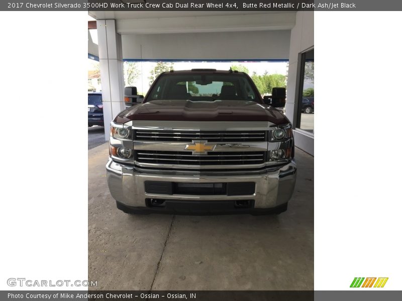 Butte Red Metallic / Dark Ash/Jet Black 2017 Chevrolet Silverado 3500HD Work Truck Crew Cab Dual Rear Wheel 4x4