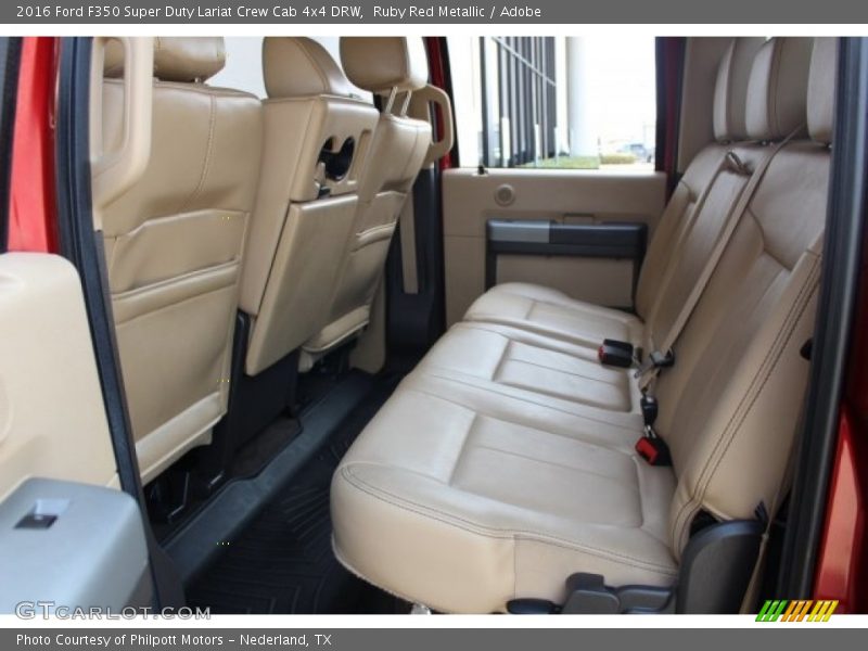 Ruby Red Metallic / Adobe 2016 Ford F350 Super Duty Lariat Crew Cab 4x4 DRW