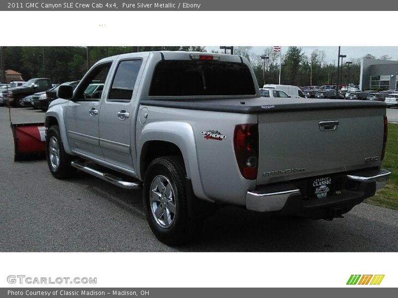 Pure Silver Metallic / Ebony 2011 GMC Canyon SLE Crew Cab 4x4