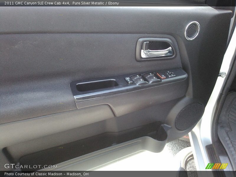 Pure Silver Metallic / Ebony 2011 GMC Canyon SLE Crew Cab 4x4