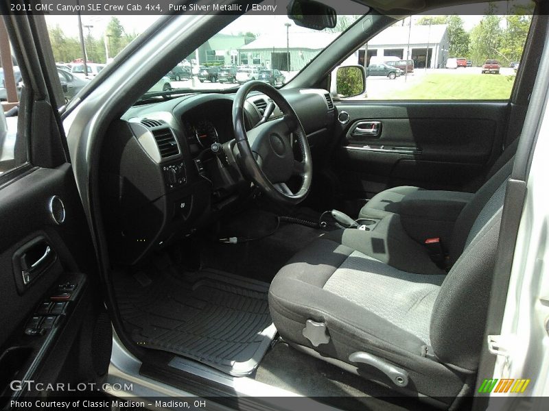 Pure Silver Metallic / Ebony 2011 GMC Canyon SLE Crew Cab 4x4