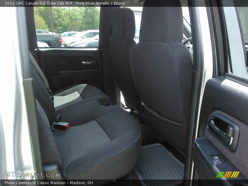 Pure Silver Metallic / Ebony 2011 GMC Canyon SLE Crew Cab 4x4