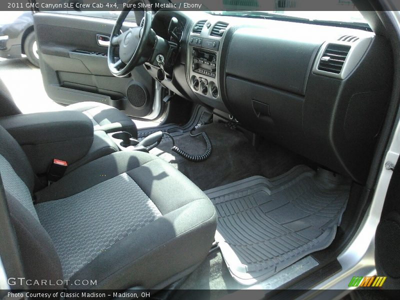 Pure Silver Metallic / Ebony 2011 GMC Canyon SLE Crew Cab 4x4