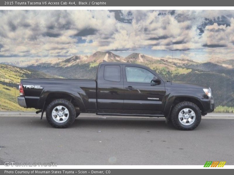 Black / Graphite 2015 Toyota Tacoma V6 Access Cab 4x4
