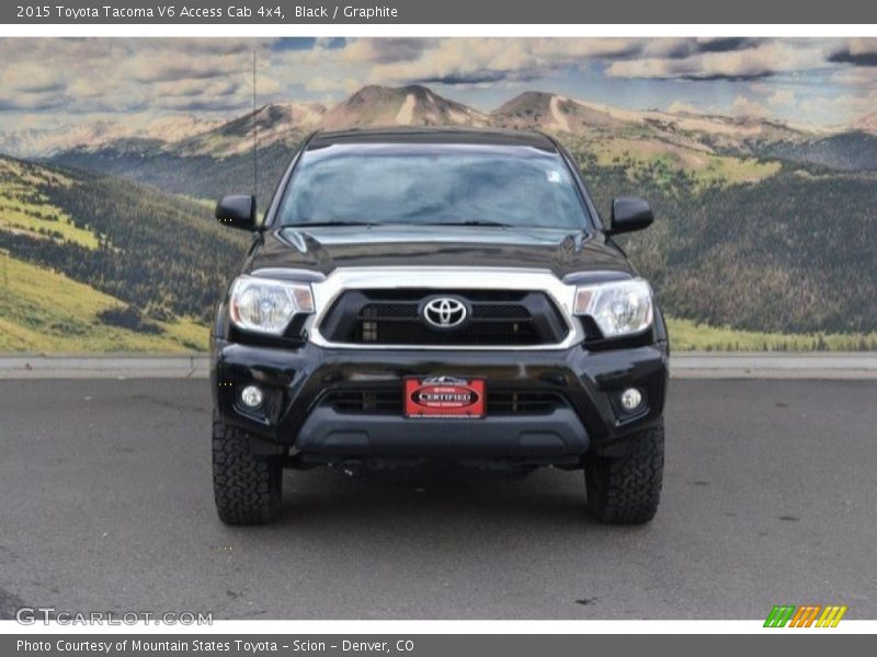 Black / Graphite 2015 Toyota Tacoma V6 Access Cab 4x4
