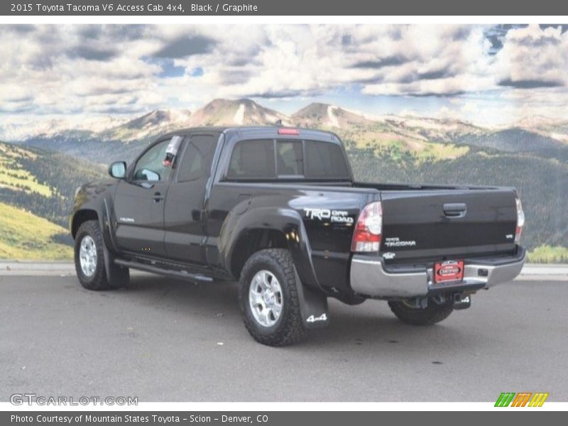 Black / Graphite 2015 Toyota Tacoma V6 Access Cab 4x4