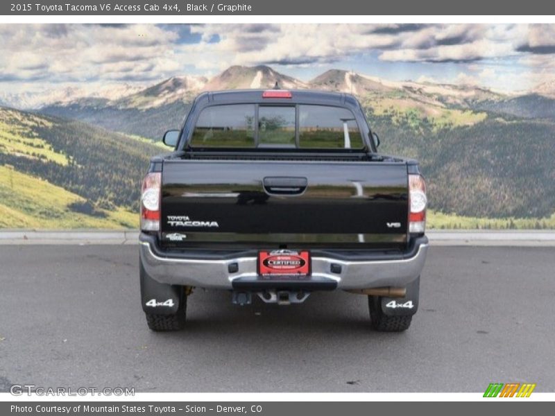 Black / Graphite 2015 Toyota Tacoma V6 Access Cab 4x4